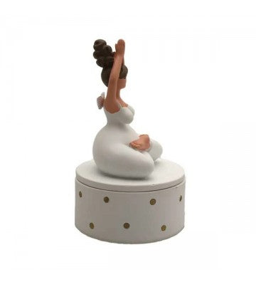 Yoga Engel Dose ca. 10,5x4x3,0 cm