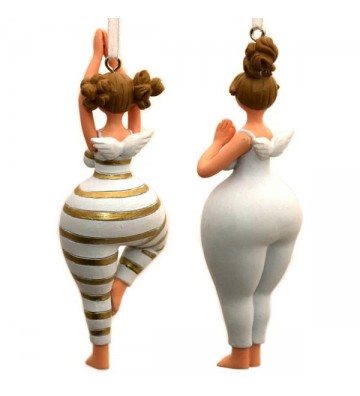 Yoga Engel 2-er SET zum Hängen