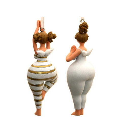 Yoga Engel 2-er SET zum Hängen