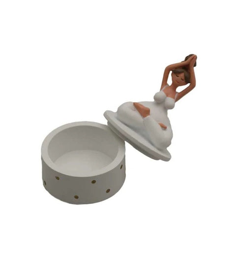 Yoga Engel Dose ca. 10,5x4x3,0 cm