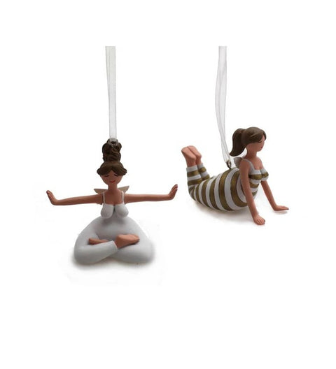 Yoga Engel 2-er SET zum Hängen