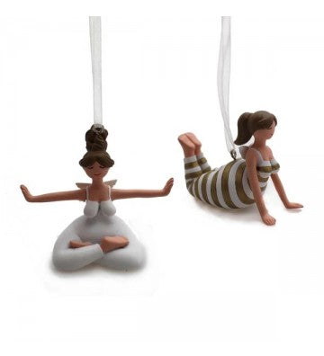 Yoga Engel 2-er SET zum Hängen