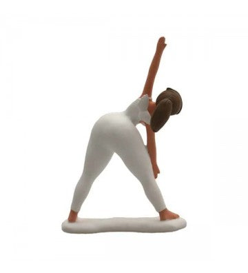 Yoga Engel stehend ca. 10,5 x 4,0 x 3,0 cm aus Fimo