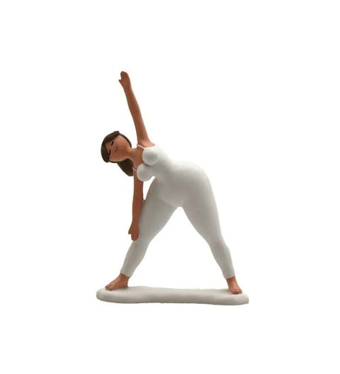 Yoga Engel stehend ca. 10,5 x 4,0 x 3,0 cm aus Fimo