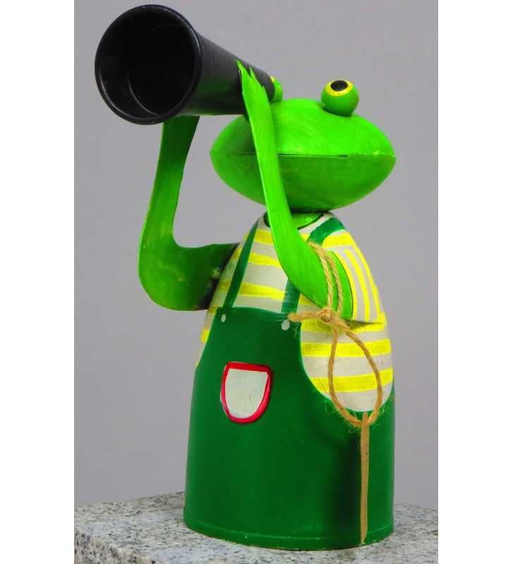 Zaunhocker Frosch aus Metall ca. 21 cm zur Wahl 6 Motive