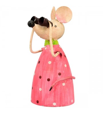 Zaunhocker Maus zur Wahl: Fernglas, Blume, Sonnenschirm, Schild