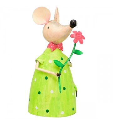 Zaunhocker Maus zur Wahl: Fernglas, Blume, Sonnenschirm, Schild